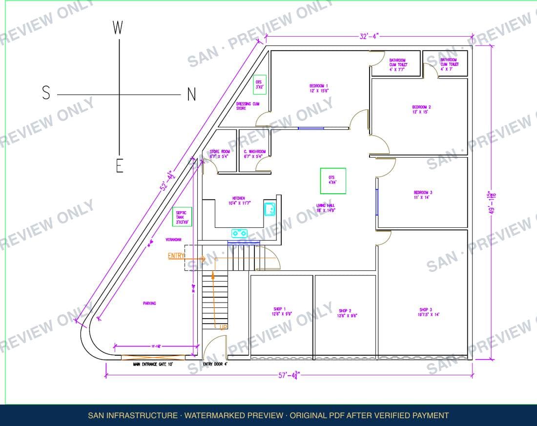 Corner Plot · Home & Retail watermarked preview
